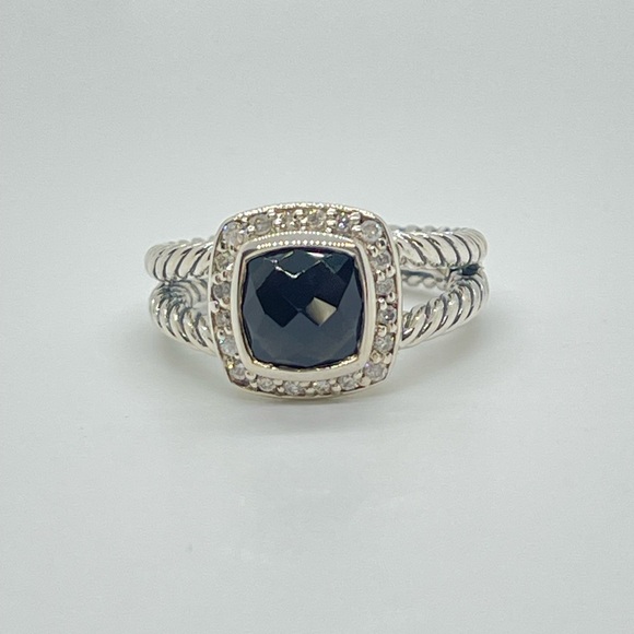 David Yurman Jewelry - David Yurman Black Onyx Petite Albion Ring